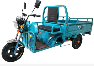 Le bleu trois roulent la moto de cargaison/puissance chinoise 60V du tricycle 800W de cargaison