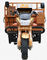 Tricycle de moteur de cargaison du carburant 200cc de refroidissement par l'eau avec la livraison Van de force
